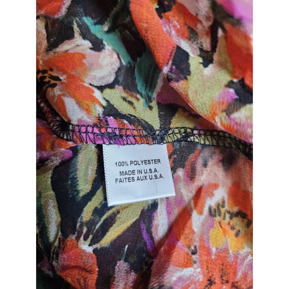 Misa Los Angeles Lorena Floral Blouse Women's Size XS Sheer Designer - Picture 6 of 6